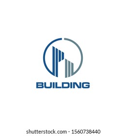 Building Construction Real Estate Logo Template Vector Icon