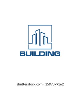 Building Construction Real Estate Logo Template Vector Icon