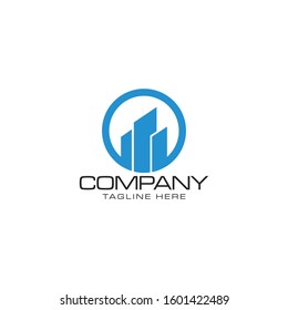 Building Construction Real Estate Logo Template Vector Icon