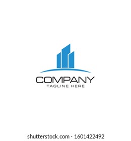 Building Construction Real Estate Logo Template Vector Icon