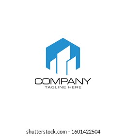 Building Construction Real Estate Logo Template Vector Icon