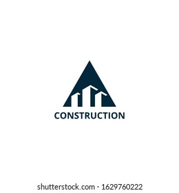 Building Construction Real Estate Logo Template Vector Icon
