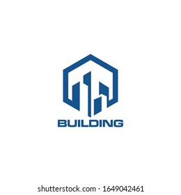 Building Construction Real Estate Logo Template Vector Icon