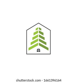 Icono Vector de Plantilla de Logotipo Inmobiliario, Construcción.