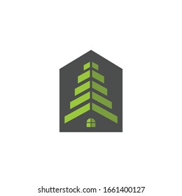 Icono Vector de Plantilla de Logotipo Inmobiliario, Construcción.
