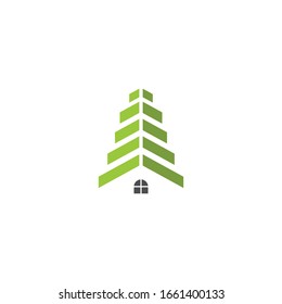 Vektorillustration für Gebäude, Bauten, Immobilien-Logo-Vorlage Symbol