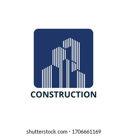 Building, Construction, Real Estate Logo Template Vector Icon.