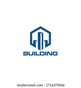 Building Construction Real Estate Logo Template Vector Icon