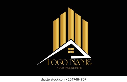 Building and Construction real estate logo design Vector template