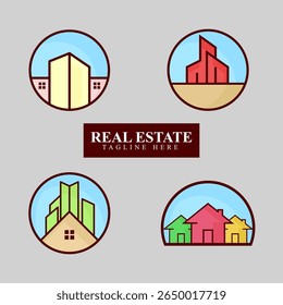 Building, Construction, and Real Estate Logo Design for Your Real Estate Construction Business Agencies 