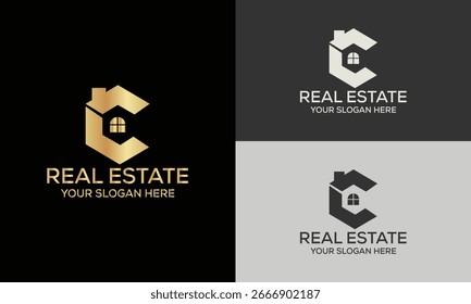 Building and Construction real estate logo design