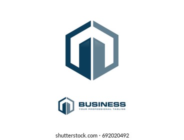 Building Construction Real Estate Logo Template Vector Icon