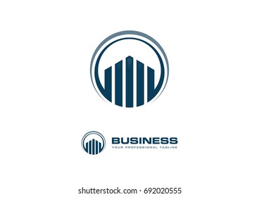 Building Construction Real Estate Logo Template Vector Icon