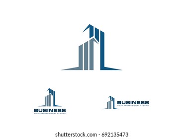 Building Construction Real Estate Logo Template Vector Icon