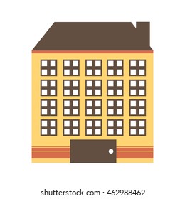 building construction silhouette icon vector isolated graphic