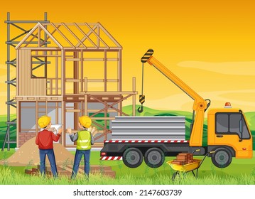 Ilustración del fondo del edificio