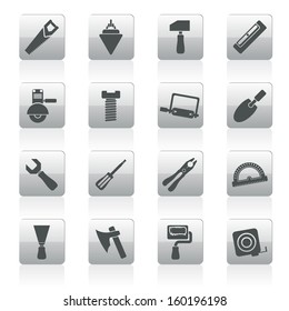 Building and Construction Tools icons - Vector Icon Set