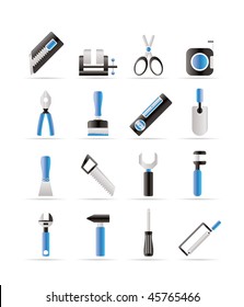 Building and Construction Tools icons - Vector Icon Set