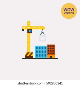 Building Construction Vector Icon