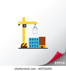 Building Construction Vector Icon