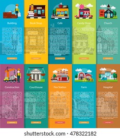 Building and Construction Vertical Banner Concept