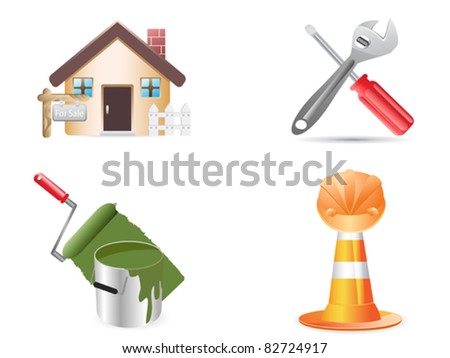 building and construction website icons