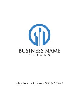 Building constructions logo vector abstract