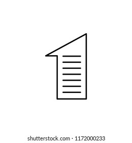 building contract icon. Element of business icon for mobile concept and web apps. Thin line building contract icon can be used for web and mobile