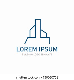 Building Contractor, Real Estate Logo.