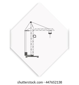 Building crane icon.