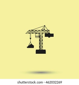 Building crane icon.