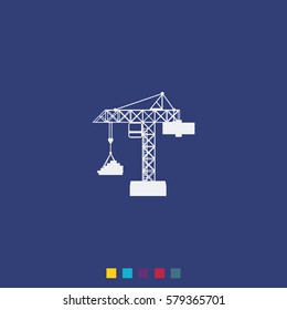 Building crane icon.