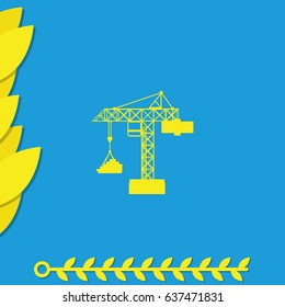 Building crane icon.