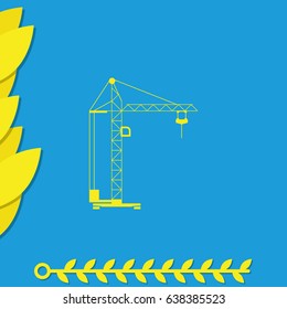 Building crane icon.