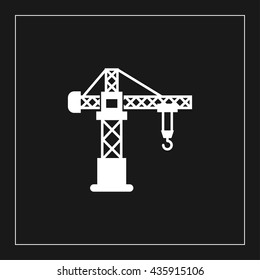 building crane icon. building crane sign
