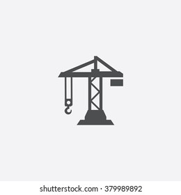 Building Crane Icon Vector