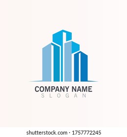 Building Creative construction logo design vector template 