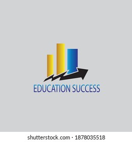 building creative logo illustration successful education design vector color