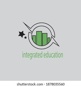 Erstellung kreativer Logo-Illustration erfolgreich Bildung Vektorgrafik
