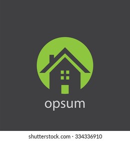 building cut identity template icon design element