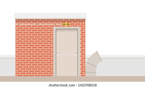 Building deck vector. wallpaper. free space for text. copy space. door vector.
apartment.