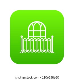 Building decor icon. Simple illustration of building decor vector icon for web