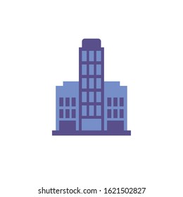 Building design, City architecture urban modern downtown contemporary metropolis exterior and construction theme Vector illustration