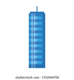 Building design, City architecture urban modern downtown contemporary metropolis exterior and construction theme Vector illustration