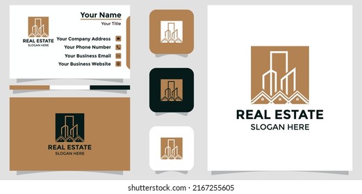 building design logo and branding card