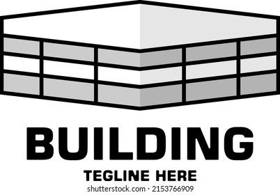 building design logo illustration vector