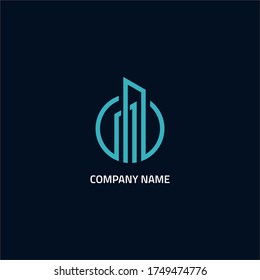 building design logo vector icon