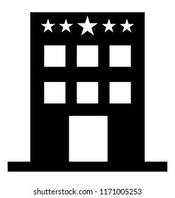 
A building design to show five star hotel concept
