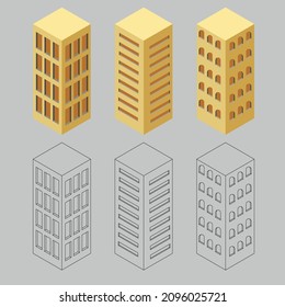 building design vector art new york city, building of new york