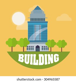 Building digital design, vector illustration 10 eps graphic